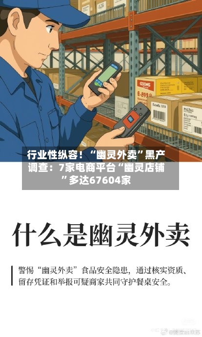 行业性纵容！“幽灵外卖	”黑产调查：7家电商平台“幽灵店铺”多达67604家-第2张图片