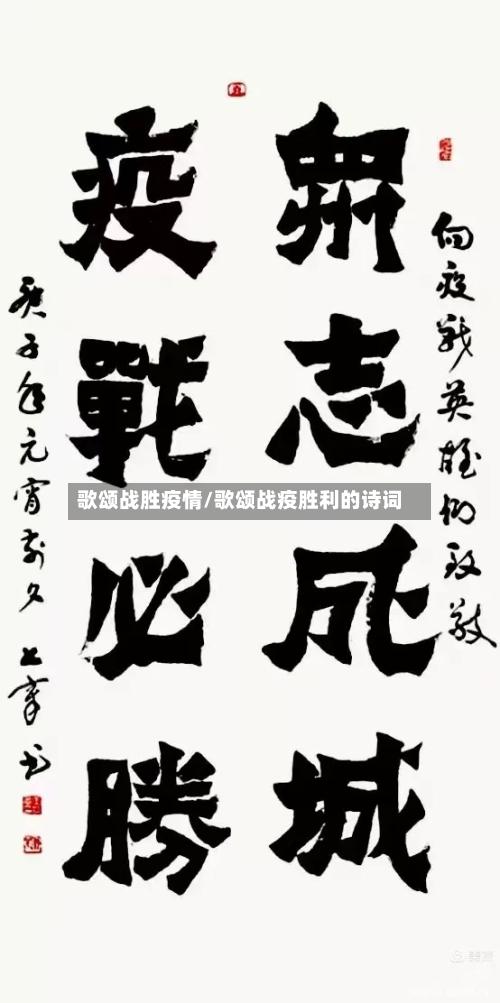歌颂战胜疫情/歌颂战疫胜利的诗词-第3张图片