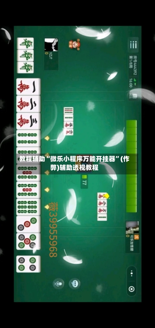 教程辅助“微乐小程序万能开挂器”(作弊)辅助透视教程