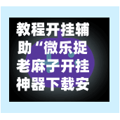 教程开挂辅助“微乐捉老麻子开挂神器下载安装”开挂辅助脚本+详细开挂安装教程
