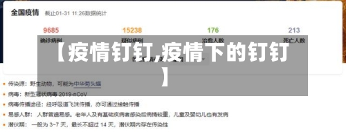 【疫情钉钉,疫情下的钉钉】