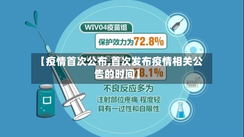 【疫情首次公布,首次发布疫情相关公告的时间】