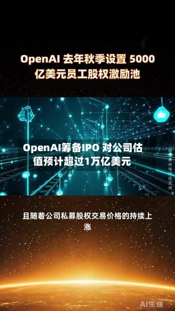 OpenAI筹备IPO 对公司估值预计超过1万亿美元