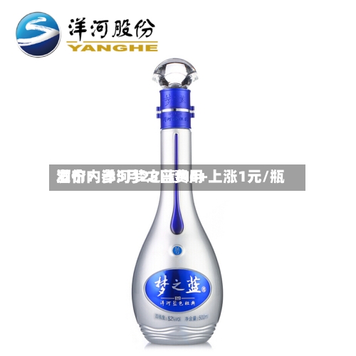 酒价内参5月25日费用
发布:洋河梦之蓝M6+上涨1元/瓶