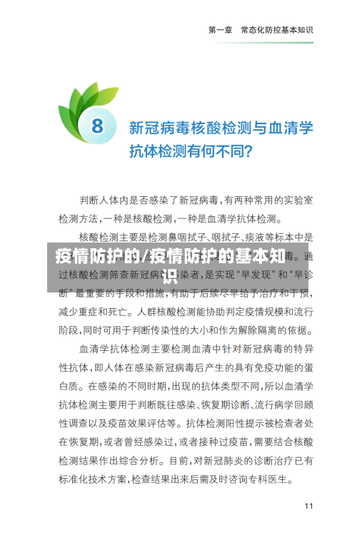 疫情防护的/疫情防护的基本知识