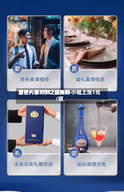 酒价内参5月27日费用发布：洋河梦之蓝M6+小幅上涨1元/瓶