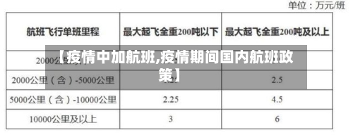【疫情中加航班,疫情期间国内航班政策】