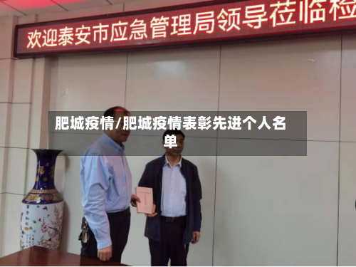 肥城疫情/肥城疫情表彰先进个人名单