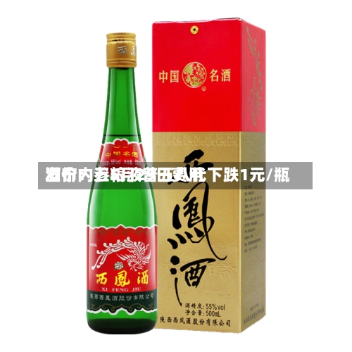 酒价内参5月29日费用发布：五粮液普五八代下跌1元/瓶