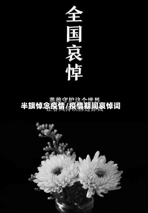 半旗悼念疫情/疫情期间哀悼词