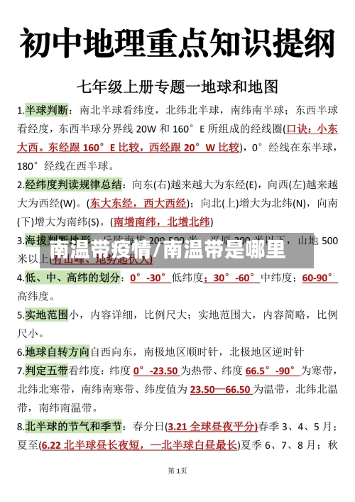 南温带疫情/南温带是哪里