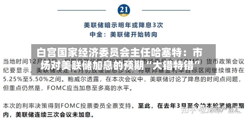白宫国家经济委员会主任哈塞特：市场对美联储加息的预期“大错特错”