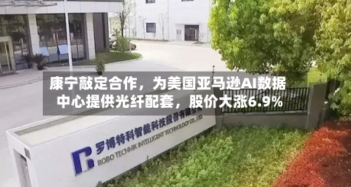 康宁敲定合作，为美国亚马逊AI数据中心提供光纤配套，股价大涨6.9%
