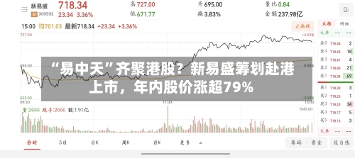 “易中天”齐聚港股？新易盛筹划赴港上市，年内股价涨超79%