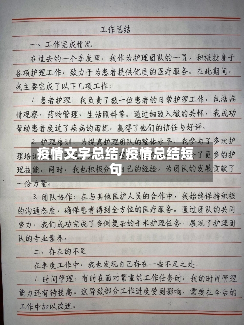 疫情文字总结/疫情总结短句