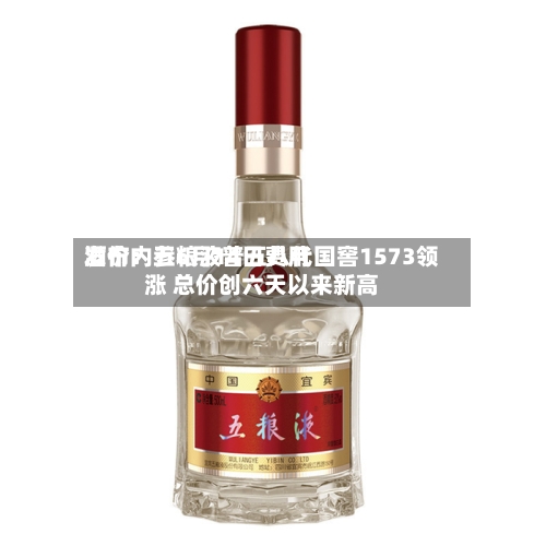 酒价内参6月14日费用发布：五粮液普五八代国窖1573领涨 总价创六天以来新高