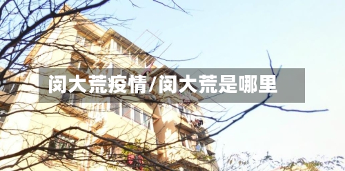 闵大荒疫情/闵大荒是哪里