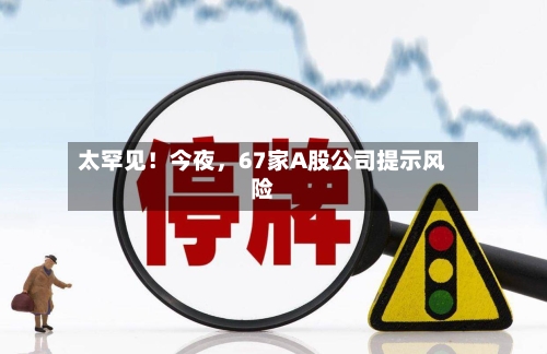 太罕见！今夜，67家A股公司提示风险