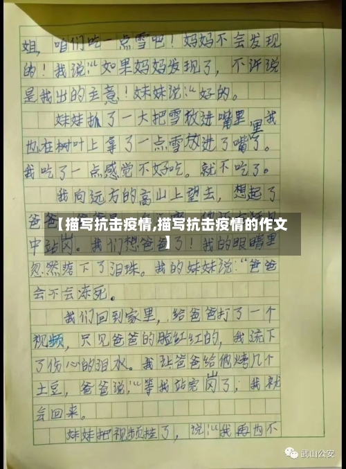 【描写抗击疫情,描写抗击疫情的作文】